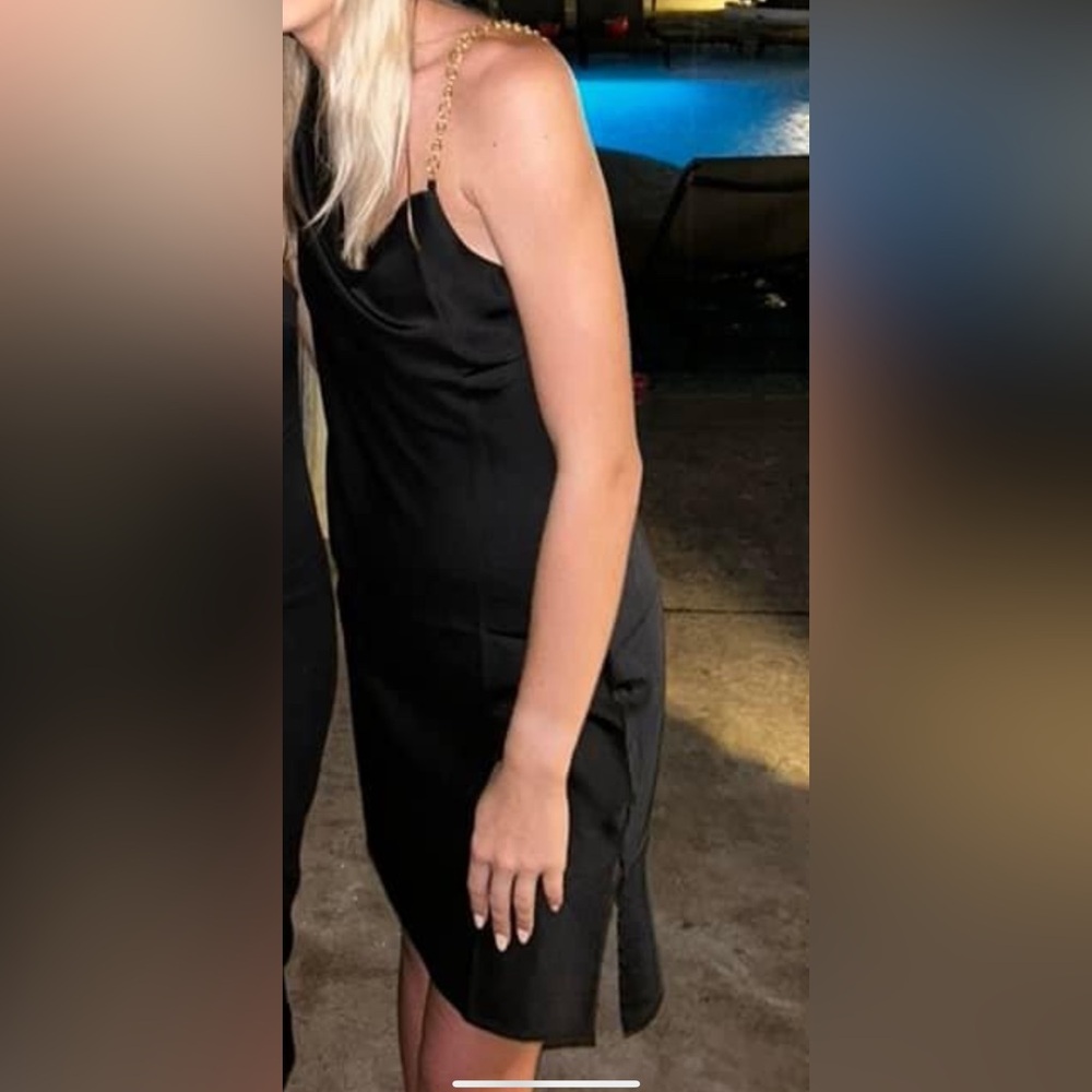 Black mini dress - Size: XS